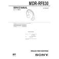 SONY MDRRF830 Service Manual