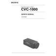 SONY CVC-1000 Instrukcja Serwisowa