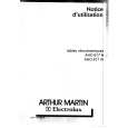 ARTHUR MARTIN ELECTROLUX AHO617N Owners Manual