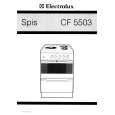 ELECTROLUX CF5503 Owners Manual