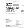 PIONEER DEH-P43/XM/UC Service Manual