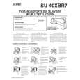 SONY SU40XBR7 Instrukcja Obsługi