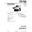 SONY CSSPHA Service Manual