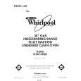 WHIRLPOOL SF3001ERW5 Katalog Części