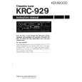 KENWOOD KRC-929 Instrukcja Obsługi