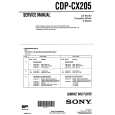 SONY CDP-CX205 Instrukcja Serwisowa