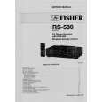 FISHER RS-580 Service Manual