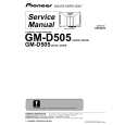 PIONEER GM-D505/XR/EW Instrukcja Serwisowa
