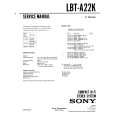 SONY LBT-A22K Service Manual
