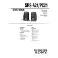 SONY SRS-PC21 Instrukcja Serwisowa