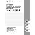 PIONEER DVR-S606 Owners Manual