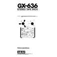 AKAI GX-636 Owners Manual