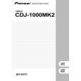 PIONEER CDJ-1000MK2/WAXJ Owners Manual