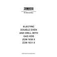 ZANUSSI ZCM1030X Owners Manual