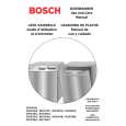 BOSCH SHV66A Owners Manual