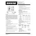 SHURE FP22 Owners Manual