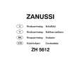 ZANUSSI ZH5612W4 Owners Manual
