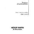 ARTHUR MARTIN ELECTROLUX EM2402 Owners Manual
