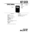 SONY ICF-XS33 Instrukcja Serwisowa
