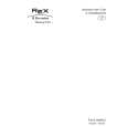 REX-ELECTROLUX FS60X Manual de Usuario