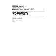 ROLAND S-550 Owners Manual