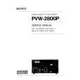 SONY PVW2800P VOLUME 1 Service Manual