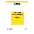 ZANUSSI DA6332 Owners Manual
