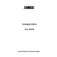 ZANUSSI ZCG568GW Owners Manual