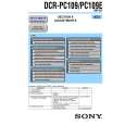 SONY DCRPC109E Manual de Servicio