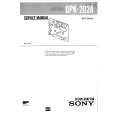 SONY OPK202A Service Manual
