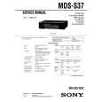 SONY MDS-S37 Manual de Servicio