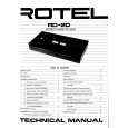 ROTEL RD20 Service Manual