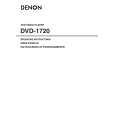 DENON DVD-1720 Owners Manual