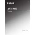 YAMAHA RX-V2400 Owners Manual