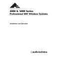 AUDIO TECHNICA 4000SERIES Owners Manual