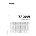 ROLAND M-480 Owners Manual