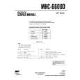 SONY MHC6600D Parts Catalog
