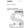 TOSHIBA VTV2034 Service Manual
