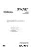 SONY SPPSS961 Service Manual