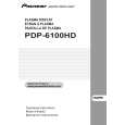 PIONEER PDP-6100HD Owners Manual