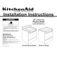 WHIRLPOOL KERC607HBL4 Installation Manual