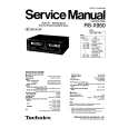 TECHNICS RS-X950 Service Manual
