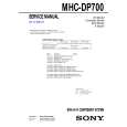 SONY MHC-DP800AV Instrukcja Obsługi