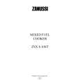 ZANUSSI ZSX6AMT Owners Manual