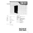 SONY CA513 Service Manual