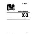 TEAC X3 Service Manual