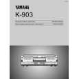 YAMAHA K-903 Owners Manual
