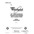 WHIRLPOOL SF386PEWW0 Catálogo de piezas