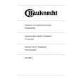 BAUKNECHT BPH2002RSW Owners Manual