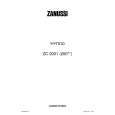 ZANUSSI ZC 2021 Owners Manual